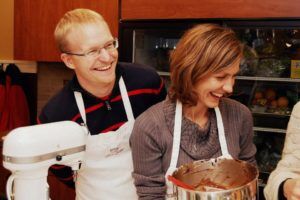 Dr. Gray and His Wife Emily at Ann Arbor Cooks